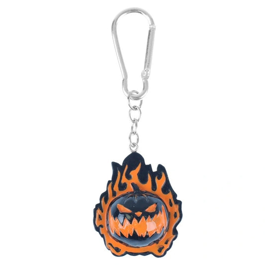 NIGHTMARE BEFORE CHRISTMAS - Flaming Pumpkin 3D Keyring