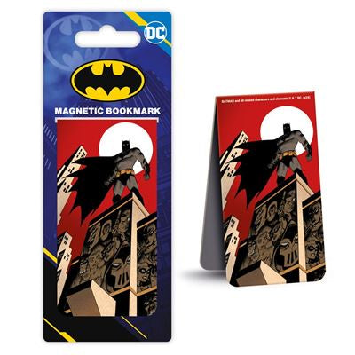 DC : BATMAN - Villain Skyline Magnetic Bookmark
