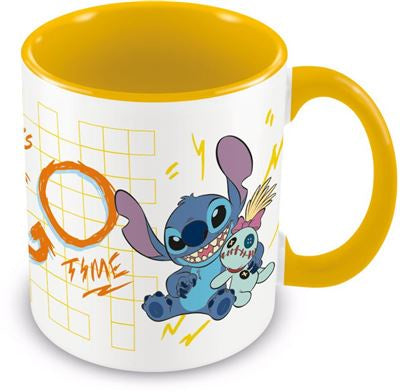 DISNEY : LILO & STITCH - Stitch & Scrump Yellow Mug