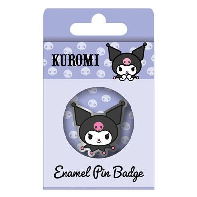 SANRIO - Kuromi Happy Face Enamel Pin Badge