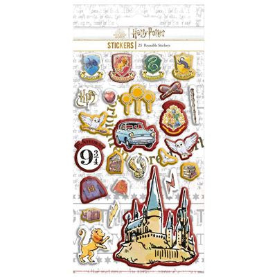 HARRY POTTER - 25 Resusable Paper Stickers