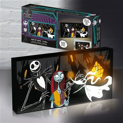 DISNEY : NIGHTMARE BEFORE CHRISTMAS - Halloween Night Light Up Canvas