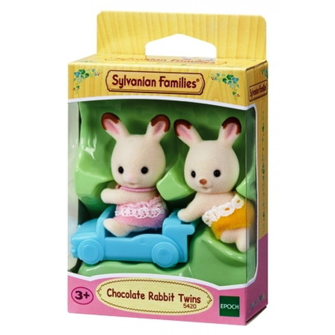 SYLVANIAN FAMILIES - Chocolate Rabbit Twins Figure Set