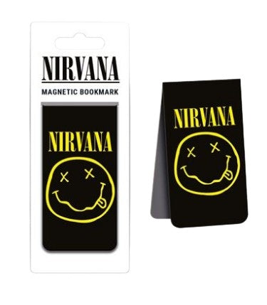NIRVANA - Smiley Magnetic Bookmark