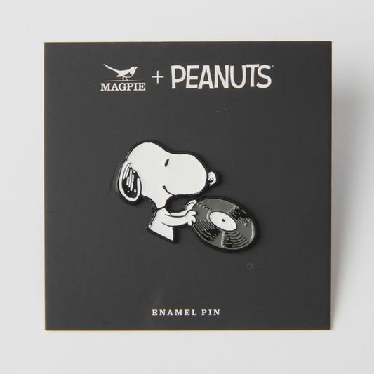 PEANUTS - Music Is Life Records Pin Badge