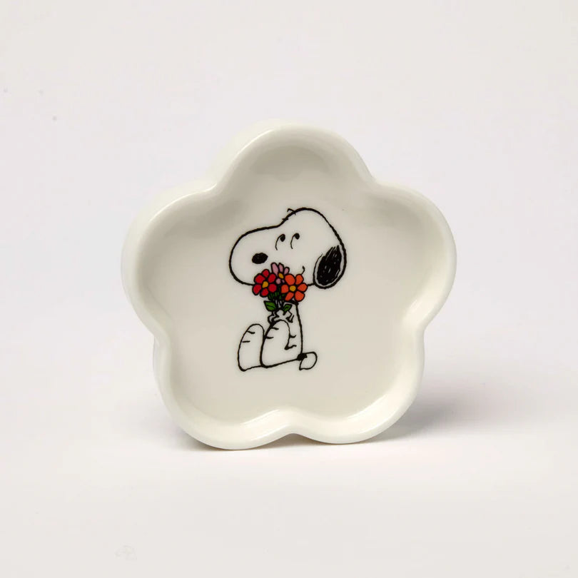 PEANUTS - Flowers Flower Shaped Trinket Dish