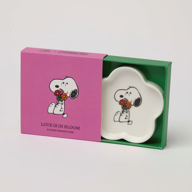 PEANUTS - Flowers Flower Shaped Trinket Dish