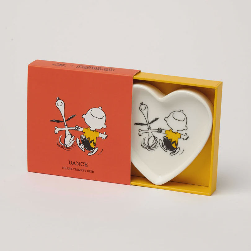 PEANUTS - Dance Heart Shaped Trinket Dish