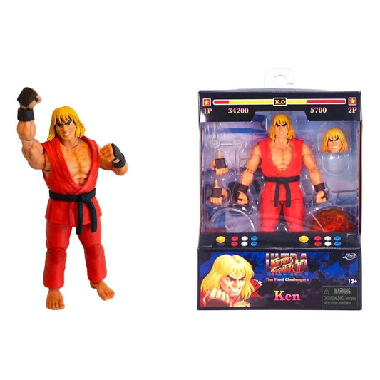 STREET FIGHTER - Ken Masters Jada 6" Deluxe Collector Figure