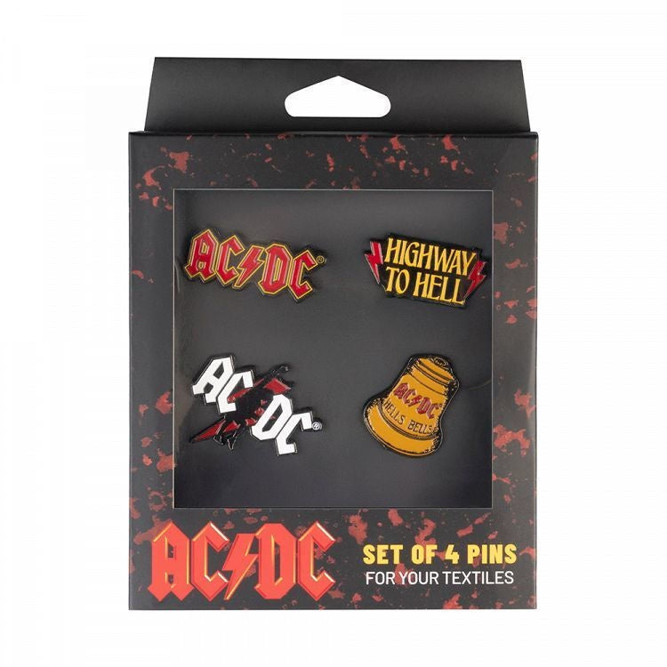 AC/DC - Set Of 4 Pins