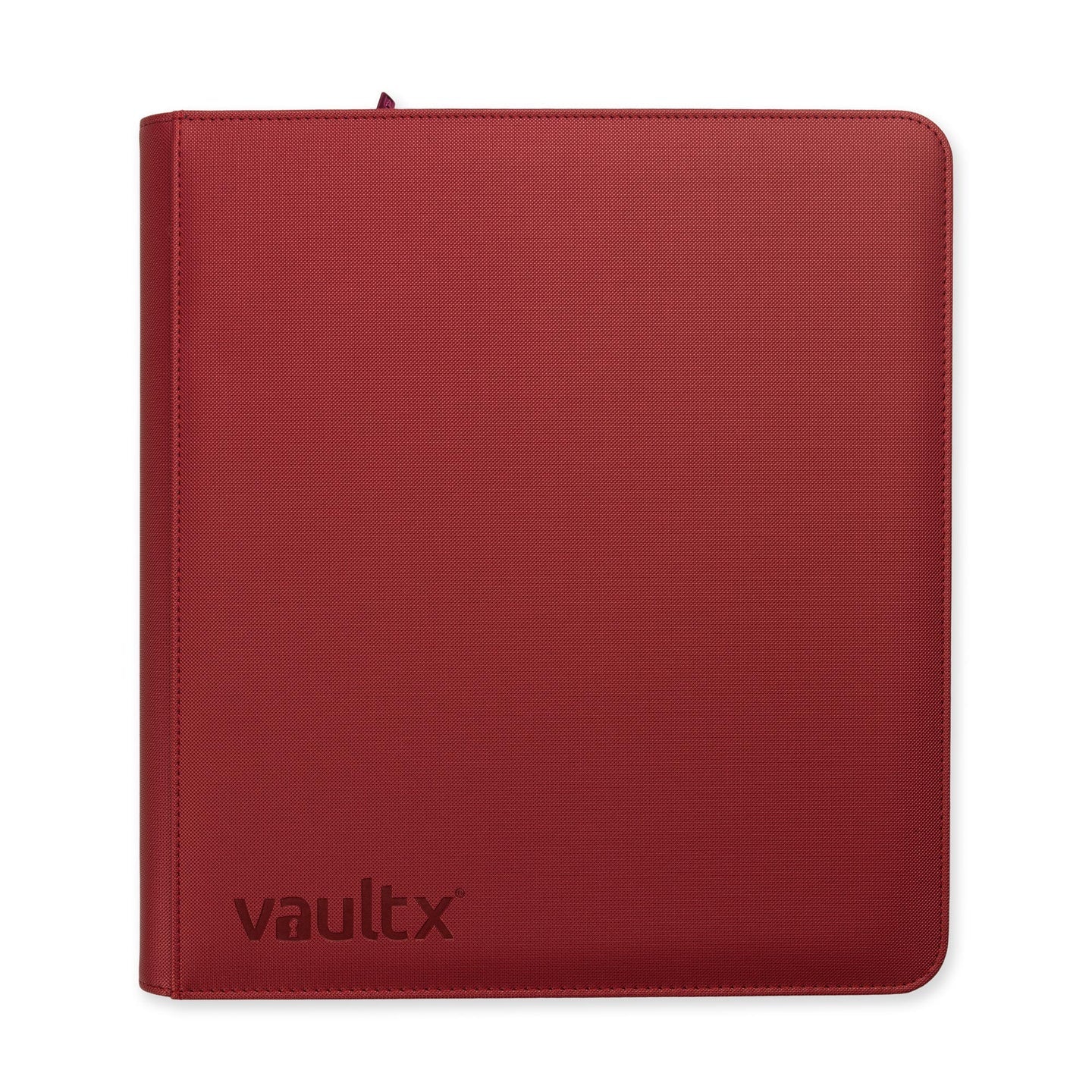 VAULT X - Metallic Red 12-Pocket Exo-Tec Zip Binder