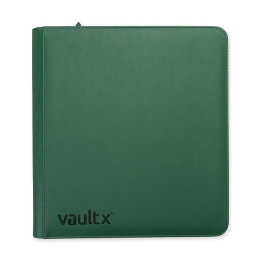VAULT X - Metallic Green 12-Pocket Exo-Tec Zip Binder