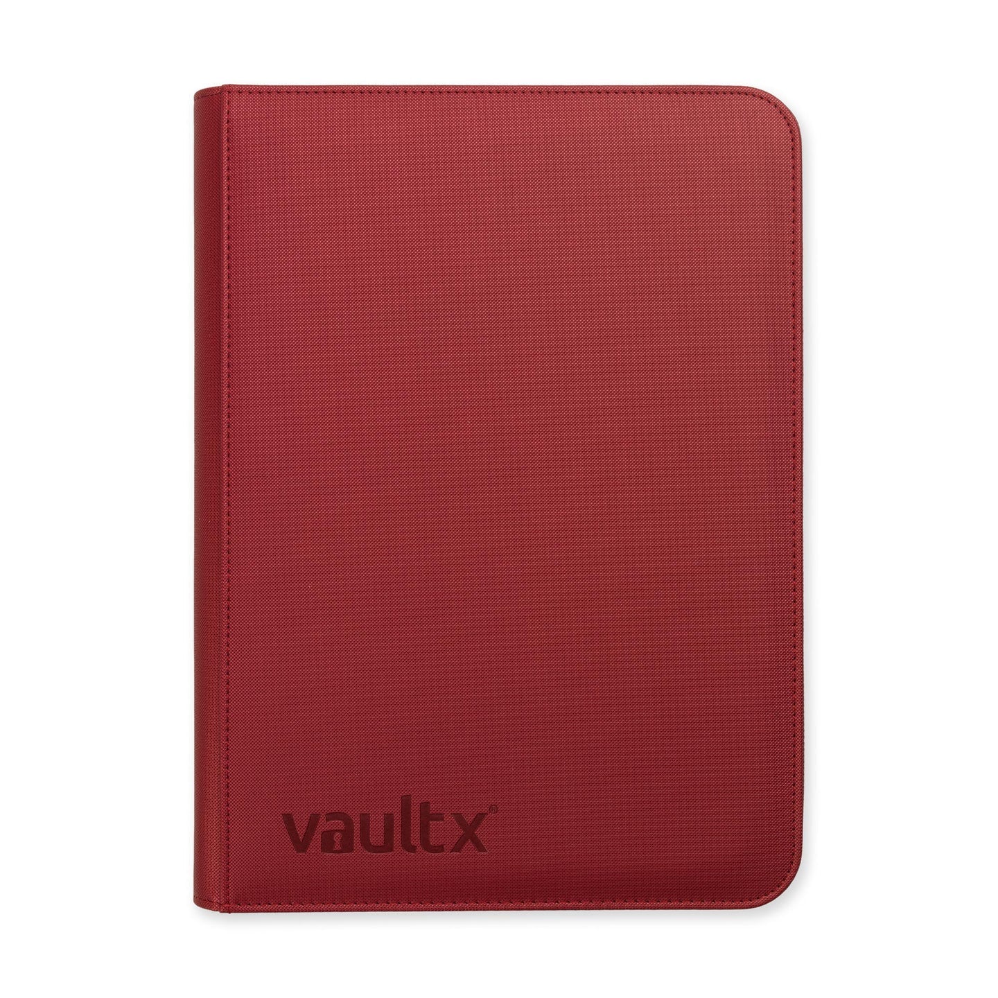 VAULT X - Metallic Red 9-Pocket Exo-Tec Zip Binder