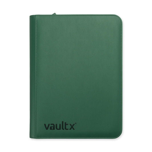 VAULT X - Metallic Green 9-Pocket Exo-Tec Zip Binder