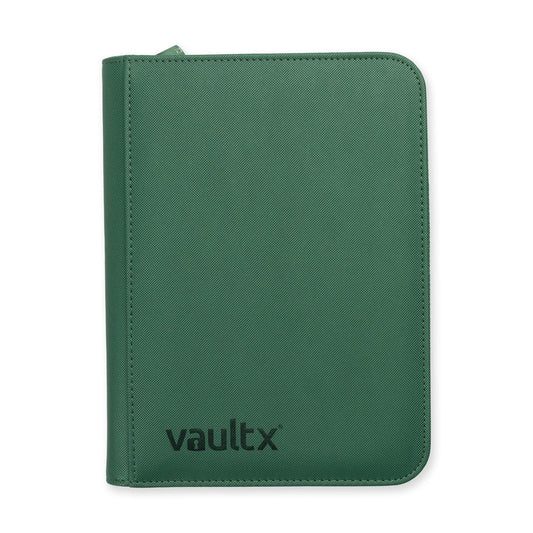 VAULT X - Metallic Green 4-Pocket Exo-Tec Zip Binder