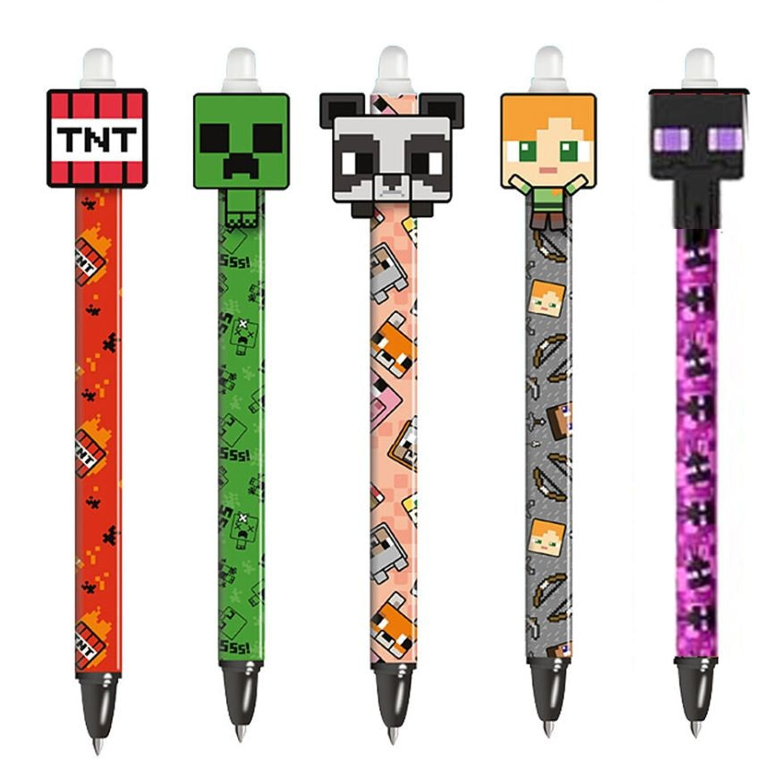 MINECRAFT - Characters Erasable Ink Gel Pen (1)