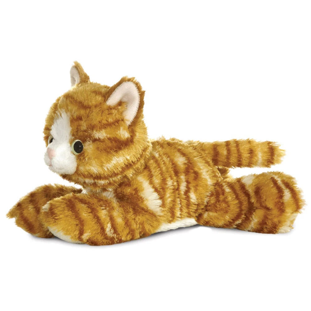 MINI FLOPSIES - Molly Tabby Cat Plush
