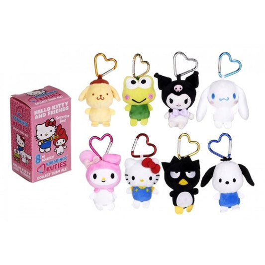 HELLO KITTY & FRIENDS - Karabiner Kuties Plush Bag Clip Blind Box (1)