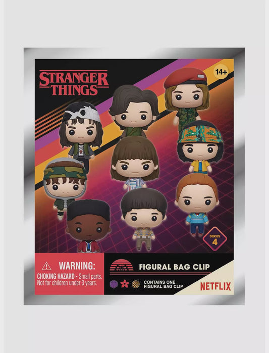 STRANGER THINGS - Series 4 Blind Bag Keyring / Bag Clip