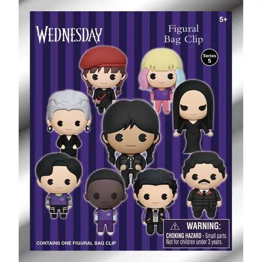 WEDNESDAY - Series 5 Mystery Blind Bag Keyring / Bag Clip