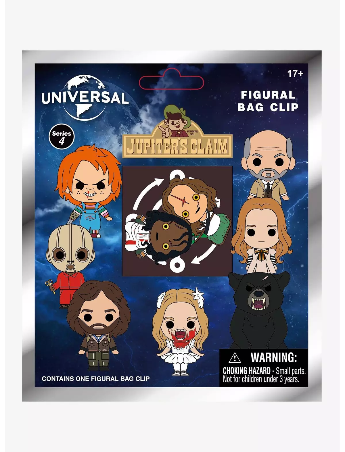 UNIVERSAL MONSTERS - Series 4 Mystery Blind Bag Keyring / Bag Clip