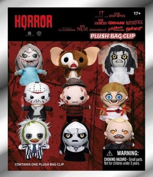 HORROR - Character Mystery Blind Bag Plush Keyring / Bag Clip