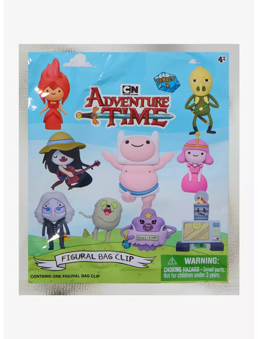 ADVENTURE TIME - Series 2 Mystery Blind Bag Keyring / Bag Clip