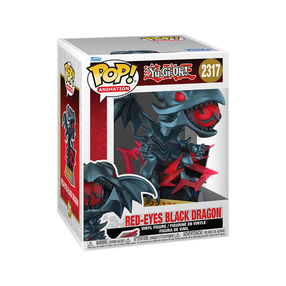 YU-GI-OH! - Red-Eyes Black Dragon Card #2317 Premium Funko Pop!