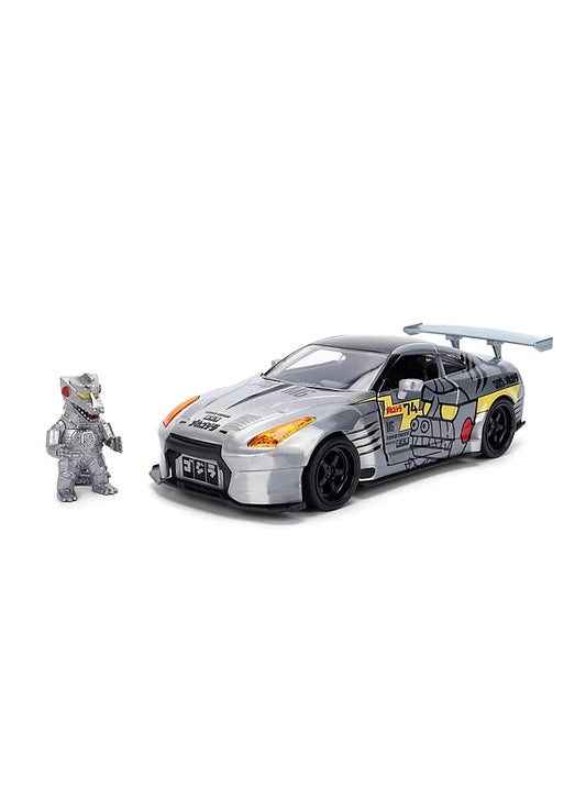 GODZILLA - Mechagodzilla & 2009 Nissan GT-R R35 Ben Sopra Jada 1:24 Scale Diecast Car
