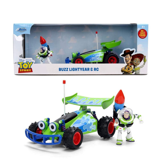DISNEY : TOY STORY - Buzz Lightyear & RC 1:24 Diecast Car