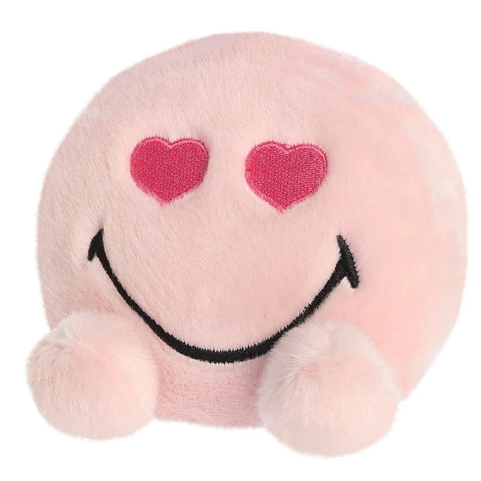 PALM PALS : SMILEY WORLD - Heart Eyes Plush