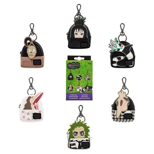 LOUNGEFLY : BEETLEJUICE - Mystery Mini Backpack Keychain Charm