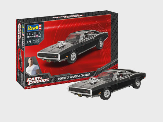 FAST & FURIOUS - Dominic's '70 Dodge Charger Revell Model Kit