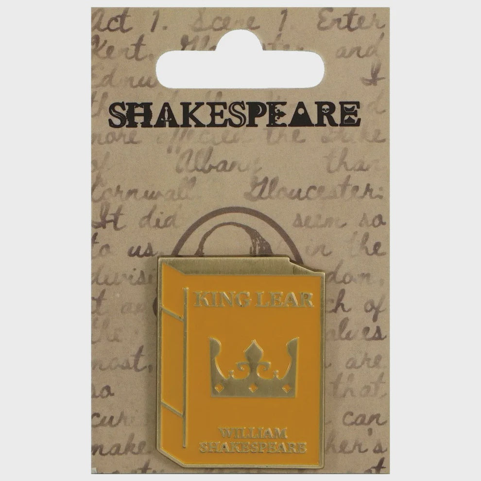 WILLIAM SHAKESPEARE - King Lear Pin Badge