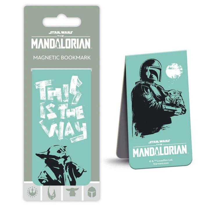 STAR WARS : MANDALORIAN - Mando & Grogu Magnetic Bookmark