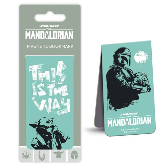 STAR WARS : MANDALORIAN - Mando & Grogu Magnetic Bookmark