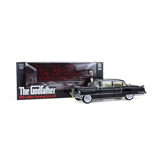 GODFATHER - 1955 Cadillac Fleetwood Series 60 1:18 Scale Greenlight Collectibles Diecast Car