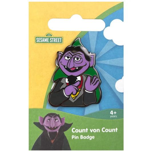 SESAME STREET - Count Von Count Pin Badge