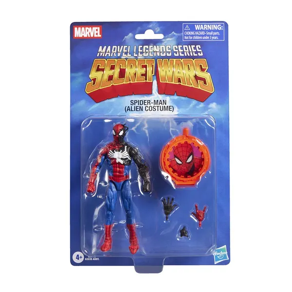 MARVEL : SPIDER-MAN - Spider-Man (Alien Costume) Marvel Legends Hasbro Action Figure
