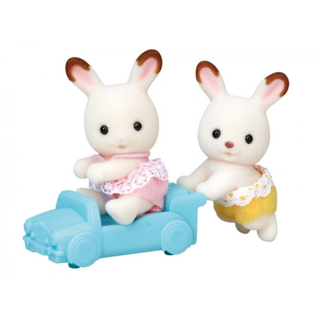 SYLVANIAN FAMILIES - Chocolate Rabbit Twins Figure Set