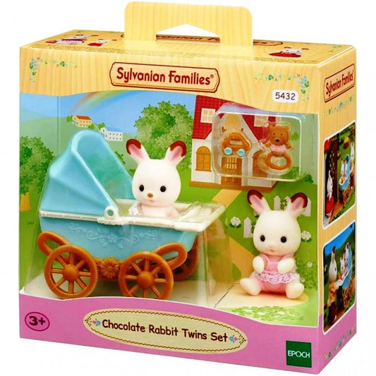 SYLVANIAN FAMILIES - Chocolate Rabbit Twin Figure Set