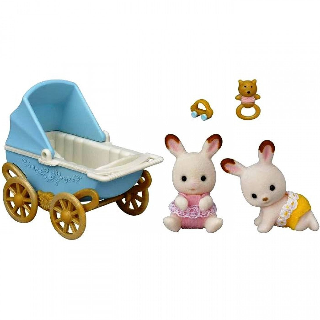SYLVANIAN FAMILIES - Chocolate Rabbit Twin Figure Set