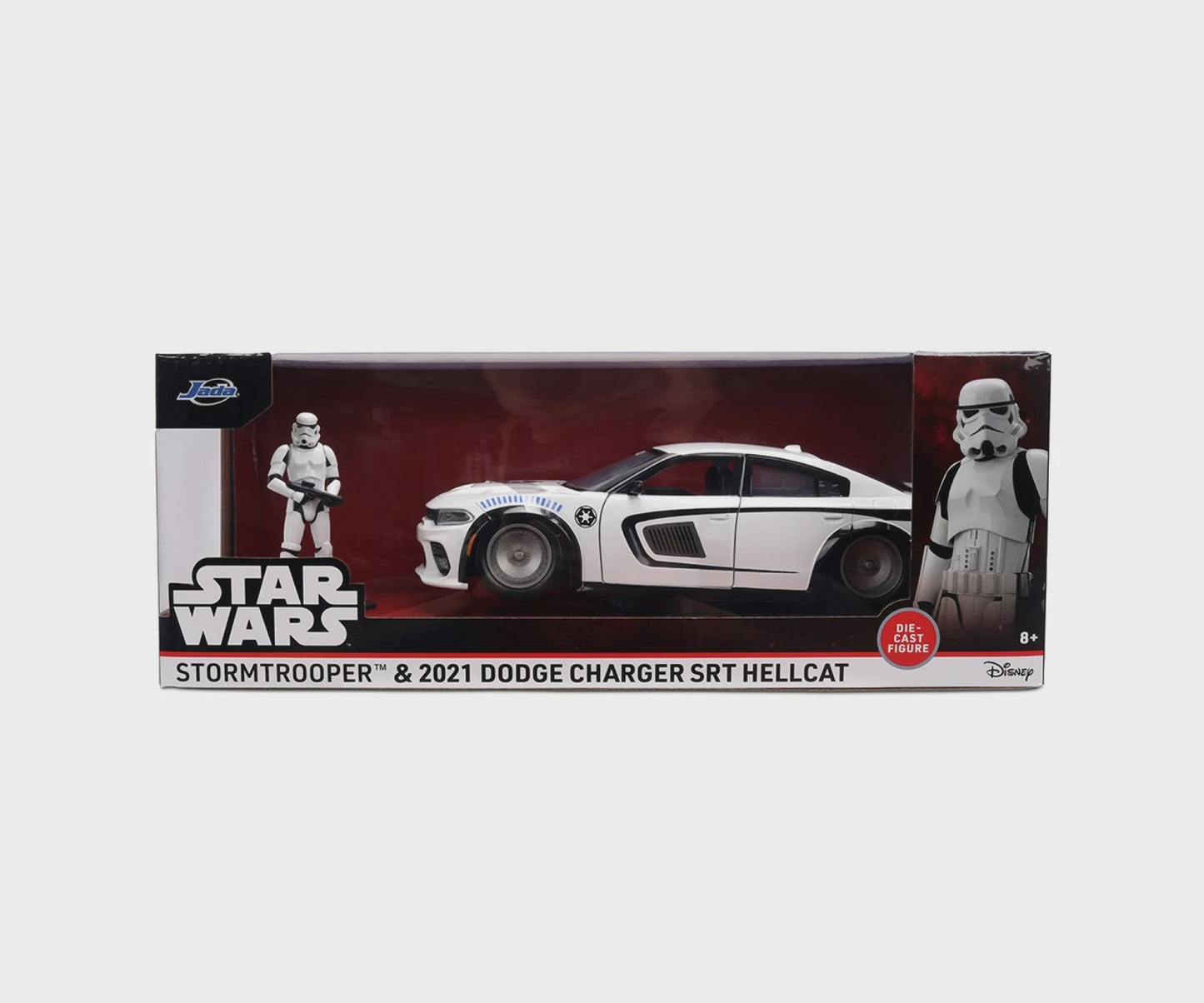 STAR WARS - Stormtrooper & 2021 Dodge Charger SRT Hellcat 1:24 Diecast Car
