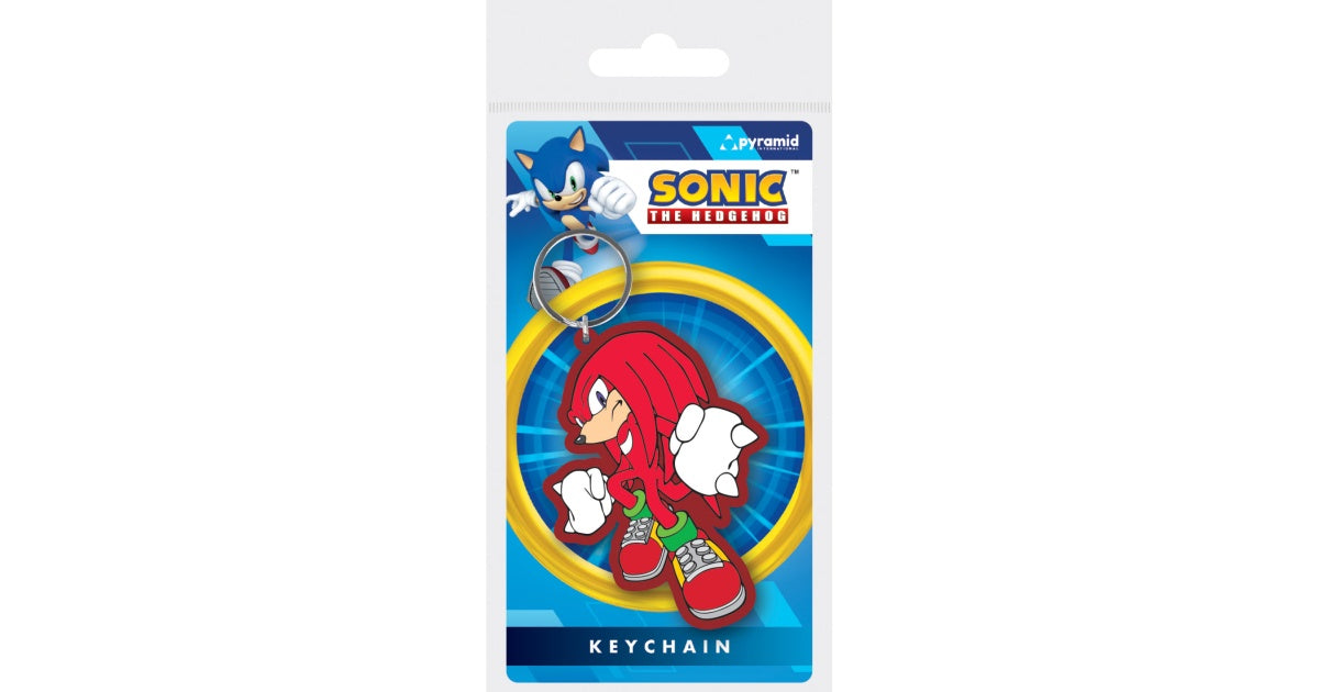 SONIC THE HEDGEHOG - Knuckles Rubber Keyring