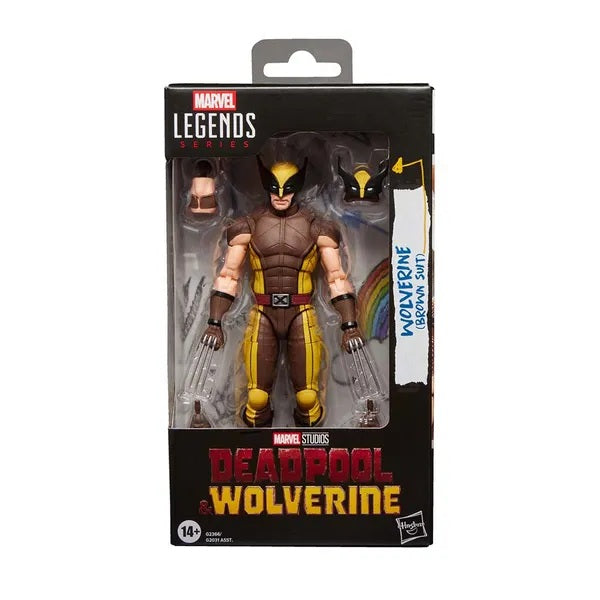 MARVEL : DEADPOOL & WOLVERINE - Wolverine (Brown Suit) Marvel Legends Action Figure