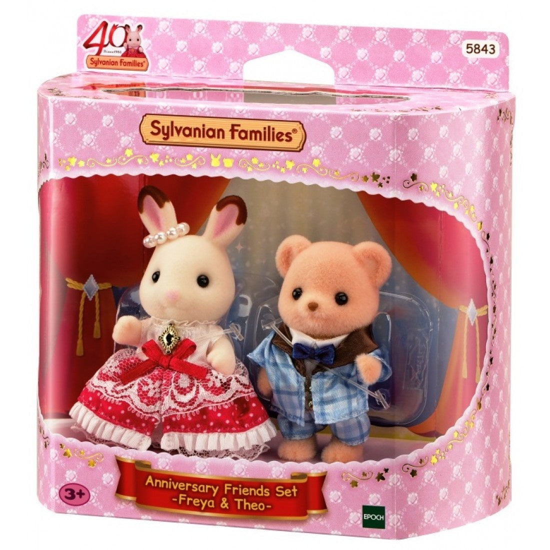 SYLVANIAN FAMILIES -  Freya & Theo 40th Anniversary Friends Set