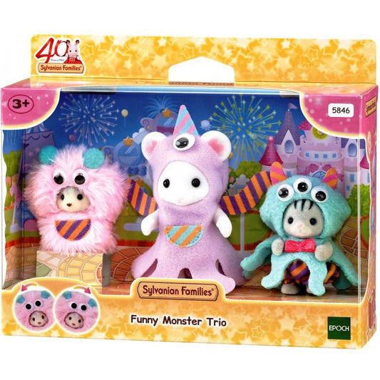 SYLVANIAN FAMILIES - Funny Monster Trio 40th Anniversary Figure Set