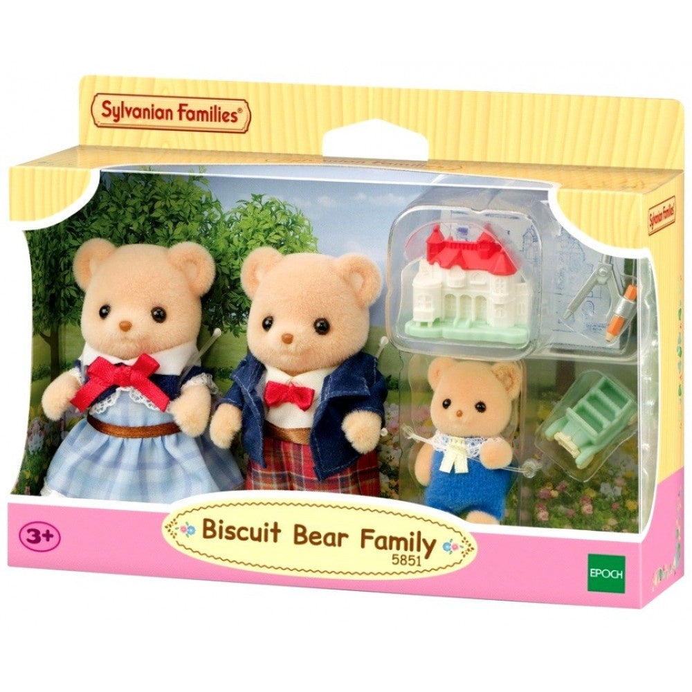 SYLVANIAN FAMILIES - Biscuit Bear Family Figure Set