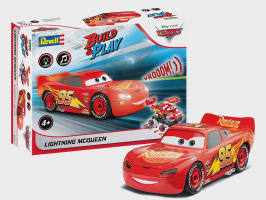 DISNEY PIXAR : CARS - Lightning McQueen Light & Sound Build & Play Revell Model Kit