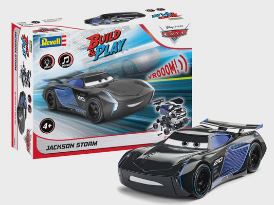 DISNEY PIXAR : CARS - Jackson Storm Light & Sound Build & Play Revell Model Kit
